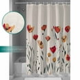 thumbnail image 3 of Home Decor Modern Luxury Bathroom Curtain Flower Gradient Shower Curtains Waterproof Bath Curtains, 3 of 5