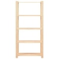 thumbnail image 3 of vidaXL Storage Rack Shelving Unit Storage Shelf 5-Tier Solid Pinewood 551.2 lb, 3 of 27