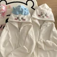 thumbnail image 5 of Chikawas Cute Sweatshirt Hachiware Usagi Loose Hooded Sweatshirt Spring and Autumn Coat, 5 of 14