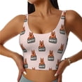 thumbnail image 2 of Picia German Shepherd Dog Sports Bra for Women,Padded Strappy Sports Bras Medium Support Yoga Bra with Removable Cups,Running Yoga Bra-Large, 2 of 9