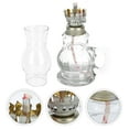 thumbnail image 3 of Lampe à Kérosène en Verre Vintage Lampe à Kérosène Rétro Lanterne à Huile Antique Portable, 3 of 5