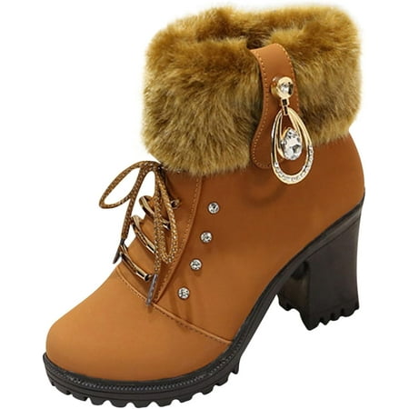 

Women s Shoes Retro Fashion Casual Ankle Boots Water Diamond Plush Shoes Women s Boots Boots for Women Booties Wide Rain