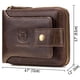 thumbnail image 2 of Cartera BULLCAPTAIN de piel auténtica con bloqueo RFID, color marrón, 2 of 7