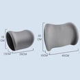 thumbnail image 3 of Ergonomic Car Headrest & Lumbar Support Cushion Set, Memory Foam Back Pain Relief for Driving Comfort, Adjustable Auto Neck Pillow, 3 of 8