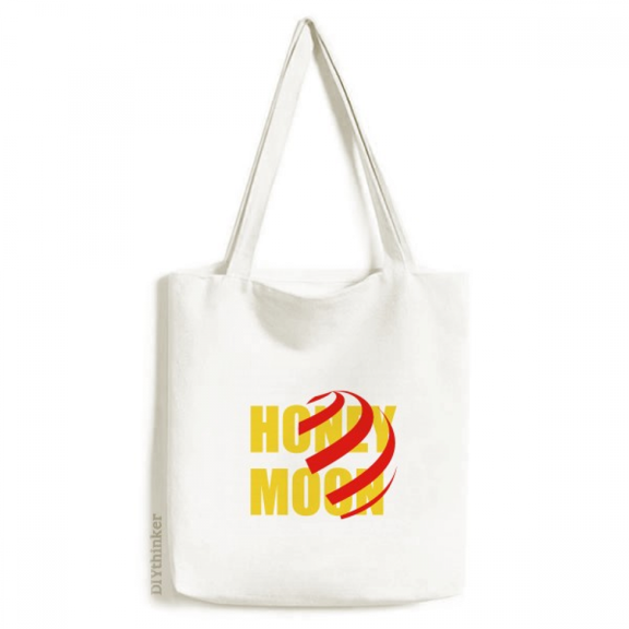 hymoon surround ribbons tote canvas bag shopping satchel casual handbag