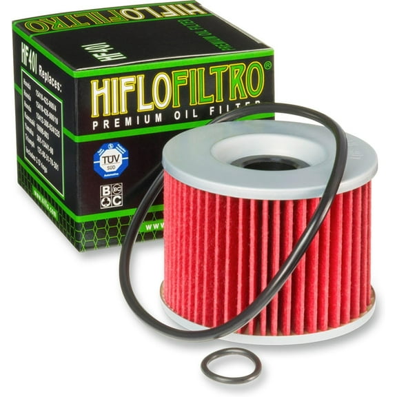 HiFloFiltro HF401 Premium Oil Filter, Single