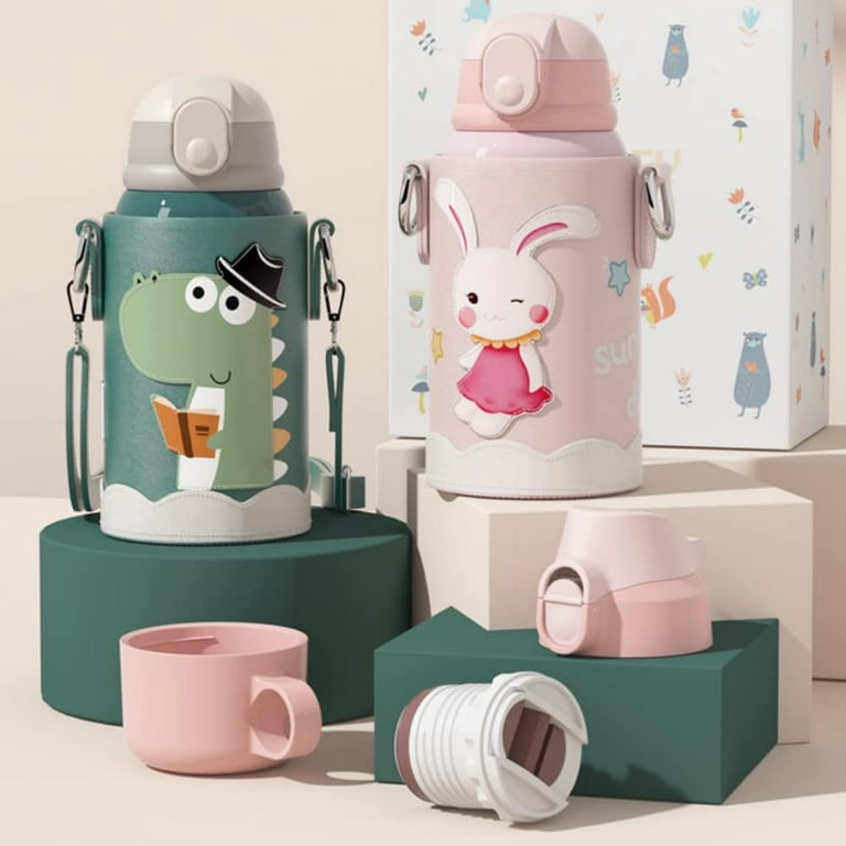 200ml/360ml Cute Candy Mini Thermos Cup Kids Cartoon Rechargeable