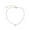 White, variant on Miyuadkai Necklaces Peach Heart Simple Rice Beads Handmade Necklace Geometric Folding Beaded Necklace For Women's Daily Wear Jewelry Green One Size