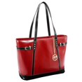 thumbnail image 1 of Serafina Leather Shoulder Tote, Red, 1 of 1