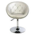 Impressions Vanity Round Tufted Modern Makeup Vanity Chair