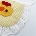 thumbnail image 3 of Bandana de algodón para mascotas, Baberos con estampado de animales de dibujos animados, a cuadros, para Bichon Teddy, Pomeranian, pequeño pollo amarillo, 3 of 5