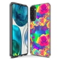 thumbnail image 3 of MUNDAZE Motorola Moto G Power 2021 Hippie Tie Dye Colorful Roses Double Layer Phone Case Cover, 3 of 6