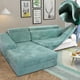 thumbnail image 2 of Funda de sofá en forma de L de felpa de terciopelo para sala de estar, muebles elásticos, funda de sofá, chaise longue, funda de sofá de esquina elástica, 2 of 4