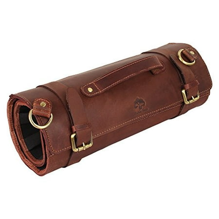GENUINE LEATHER Chef Knife Roll All Purpose Chef