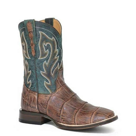 Men's Stetson Alligator Tru-x System Boots Handcrafted Brown