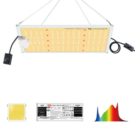 

AKIRES Full Spectrum LED Grow Light Grow Lights for Indoor Plants with Dimmable Meanwell Driver and SAMSUNG L301B Full Spectrum Growing Lamps for Small Plant