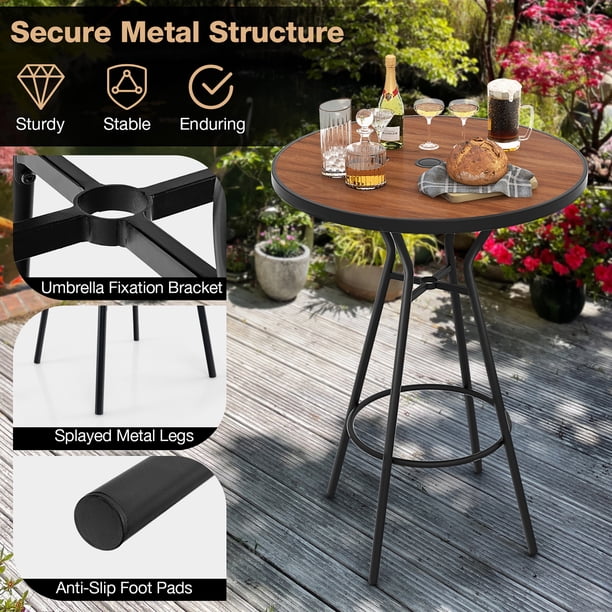 3 ft patio umbrella 9ft Patio Umbrella 3-tier Outdoor Umbrella (No Base)
