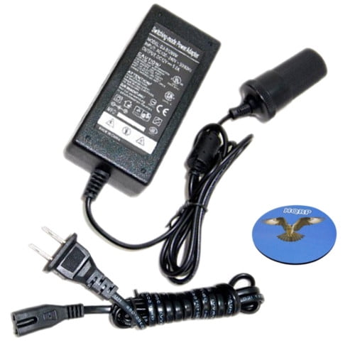 HQRP 110V AC to 12V DC 5A Converter / Adapter for Koolatron P9 Traveler