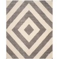 thumbnail image 2 of Safavieh Portofino Shag 8' X 10' Power Loomed Rug in Ivory and Gray, 2 of 2