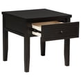 thumbnail image 3 of Concord 1-drawer Square End Table Distressed Java, 3 of 9