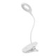 thumbnail image 2 of Rechargeable Cordless LED Desk Lamp, 3 Colors and 3 Dimmable, Touch Bedside Lamp for Kids with Clip, Portable Clip-on Reading Lamp for Book in Bed, Wh, 2 of 2