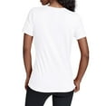 thumbnail image 2 of Women's Starter White Los Angeles Chargers Groovy Script V-Neck T-Shirt, 2 of 2