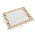 thumbnail image 3 of lionlar Storage Tray Drawer Insert Jewelry Accessories Stackable Display Holder for White, 3 of 3