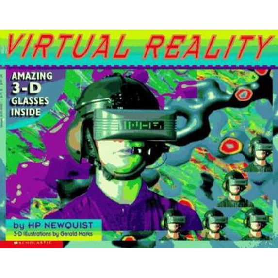 Pre-Owned Virtual Reality/Book and 3-D Glasses (Paperback) 0590484087 9780590484084