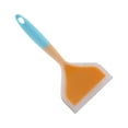 thumbnail image 3 of Spatula Silicone Nylon Spatula Heat-resistant Scraper for Kitchen Baking Cooking, Yellow Spatula and Blue Handle, 3 of 6