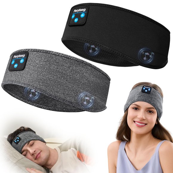 Paquete de 2 diademas Bluetooth Perytong para dormir