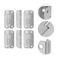thumbnail image 1 of OULII 6Pcs Hinge for Cooler and Freezer 11.8x1.3in Silver Stainless Steel Rectangular, 1 of 8