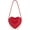 Magenta, variant on Women's Arlene Heart Shaped Bag