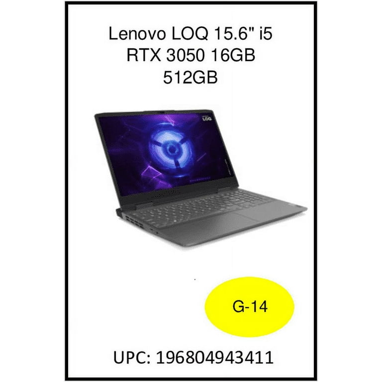 Lenovo LOQ 15IRH8 15 Gaming Laptop, 15.6 FHD 144 Hz, Intel Core i5-13420H  8-core, NVIDIA GeForce RTX 4050 6GB GDDR6, 32 GB DDR5 4 TB SSD, Bluetooth,  Windows 11 Pro 