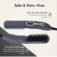 thumbnail image 3 of Aberlite EDC - Men's Professional Heated Beard Straightening Brush and Grooming Tool (for 0.5 inch plus Beards) (Black), 3 of 5