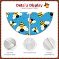 thumbnail image 5 of Kll Flying Bees Christmas Tree Skirt 36",Party Decorations Farmhouse For Christmas Decorations Holiday Party, 5 of 8