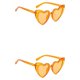 thumbnail image 2 of Jumpingount Gafas de sol con estilo, creativas, simples, para mujer, en forma de corazón, multifuncional, estilo novedoso, suministro de viaje, tipo 10 2Conjunto, 2 of 6