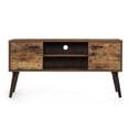 thumbnail image 5 of Modern TV Stand for 55 inch TV,Mid Century Modern TV Console, Entertainment Center with Storage for Living Room,Old Pine, 5 of 7