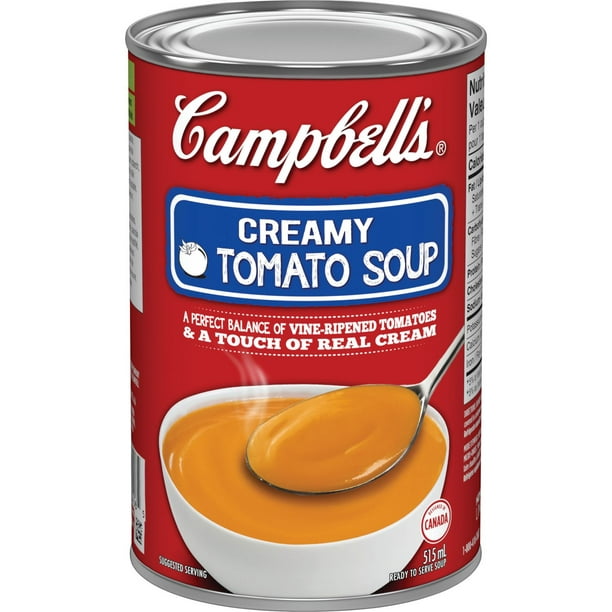 Crème de tomates prête à déguster Campbell’sMD (515 mL) Prête à déguster 515 mL
