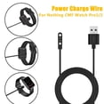thumbnail image 2 of SharkTRUE Watch Charger Magnetic Quick Charging TPE Stable Smartwatch USB Charging Cable Base for BoAt Watch FLASH, 2 of 8