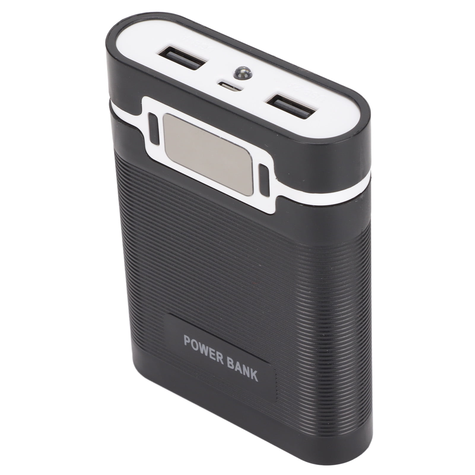 Battery Box, Portable Wide Use Light Weight Reliable DIY Power Charger Full Care  for Mobile Phone Black