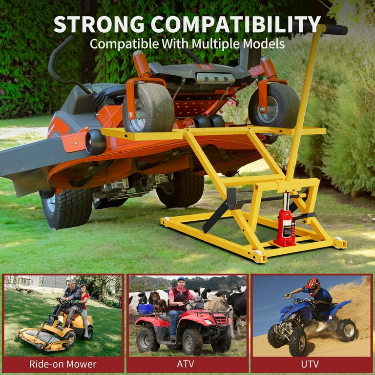 Zero Turn Lawn Mower Lifts Amazon.com : VEVOR Lawn Mower Lift With