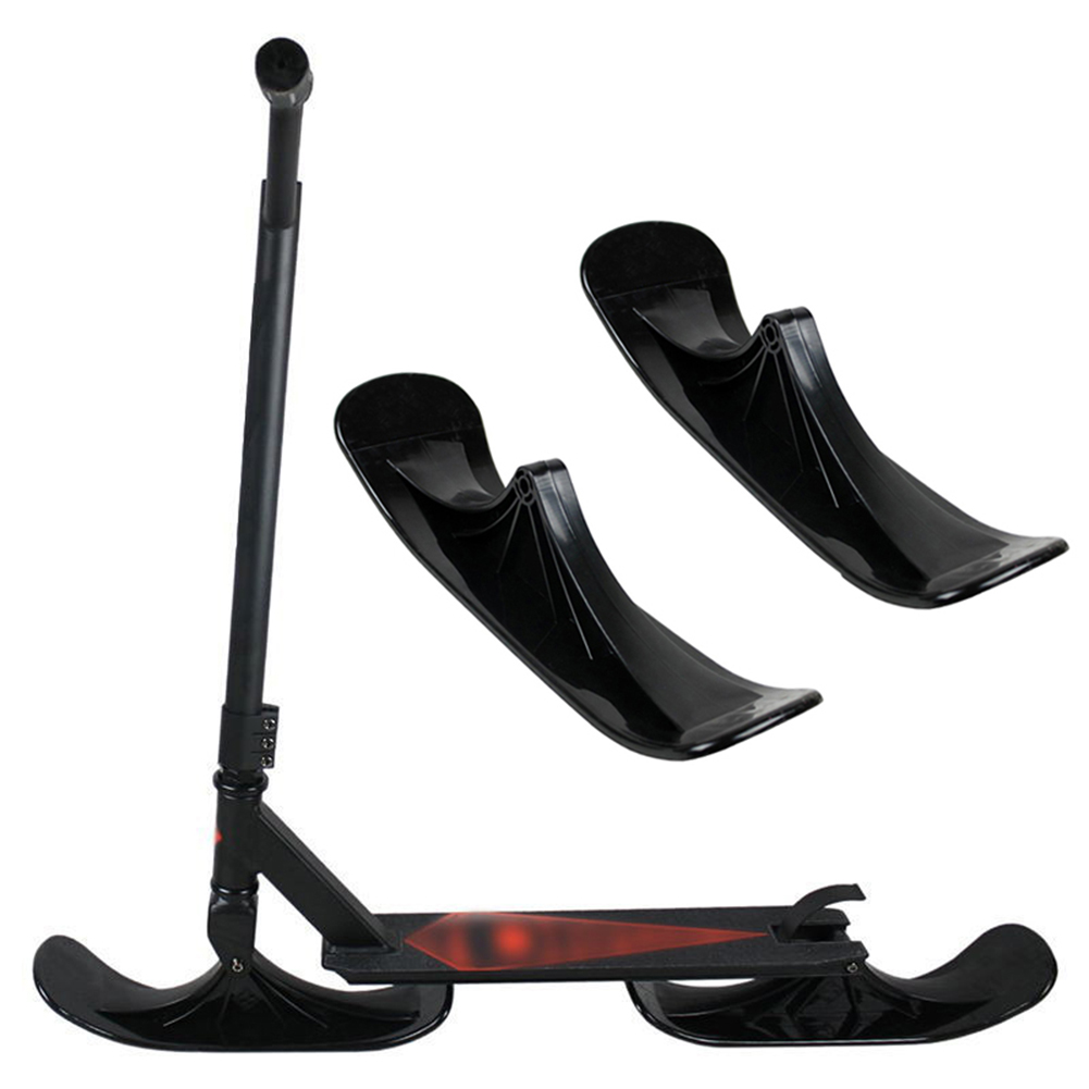 SANWOOD Snow Scooter Ski Sled 2Pcs Winter Scooter Snow Ski Sled Riding Tyre Replacement Parts Accessories - image 2 of 6