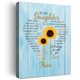 thumbnail image 1 of Wailozco Regalos para hija – Lienzo colgante con poema enmarcado, arte de pared para hija de mamá, regalos significativos para hija, hogar, dormitorio, sala de estar, decoración de pared, girasol en f, 1 of 1
