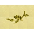 thumbnail image 1 of Ahgly Company Machine Washable Indoor Rectangle Transitional Sun Yellow Area Rugs, 7' x 10', 1 of 7