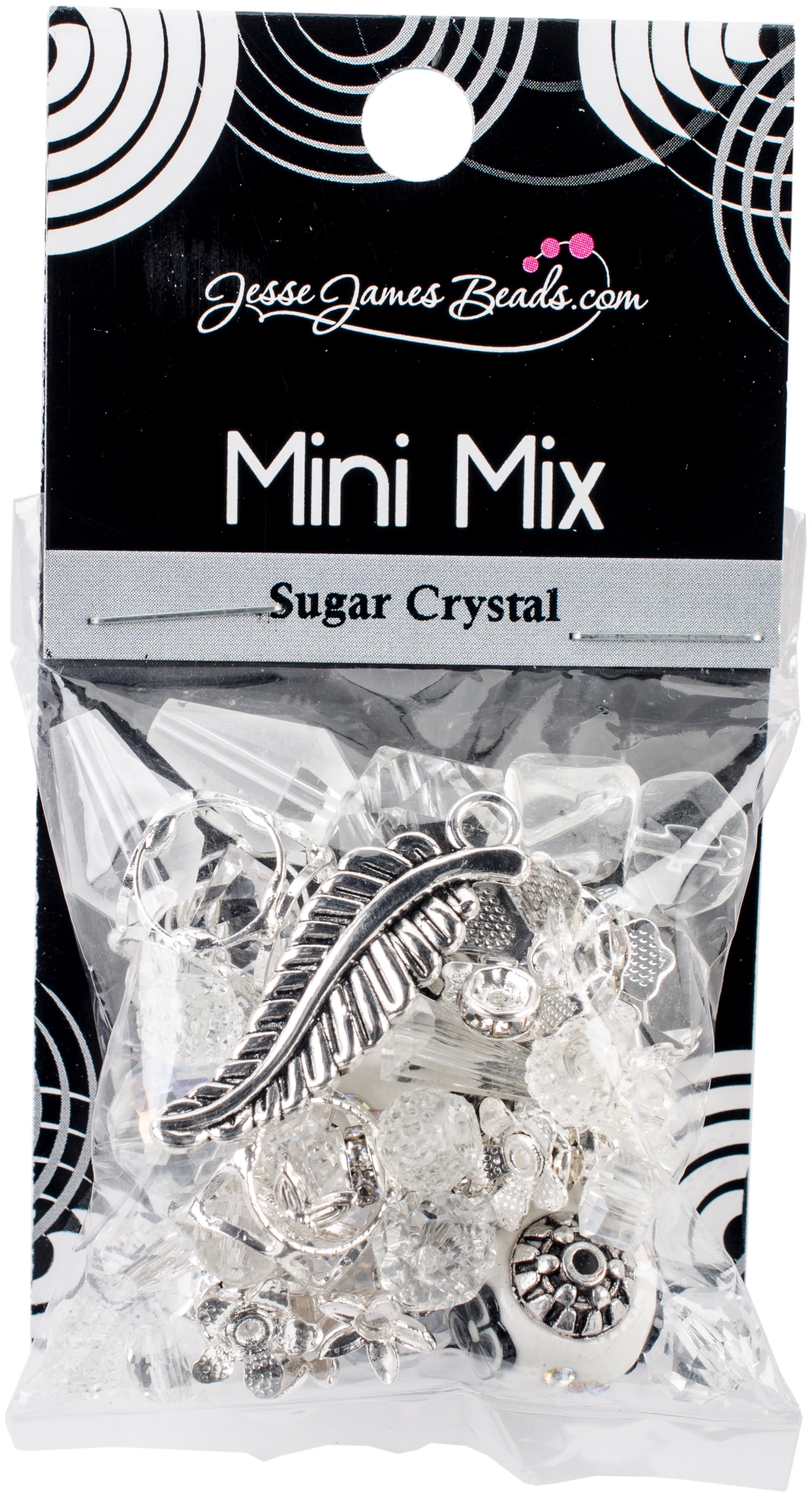 Jesse James Beads Mixed Media Mini Bead Mix in Sugar Crystal