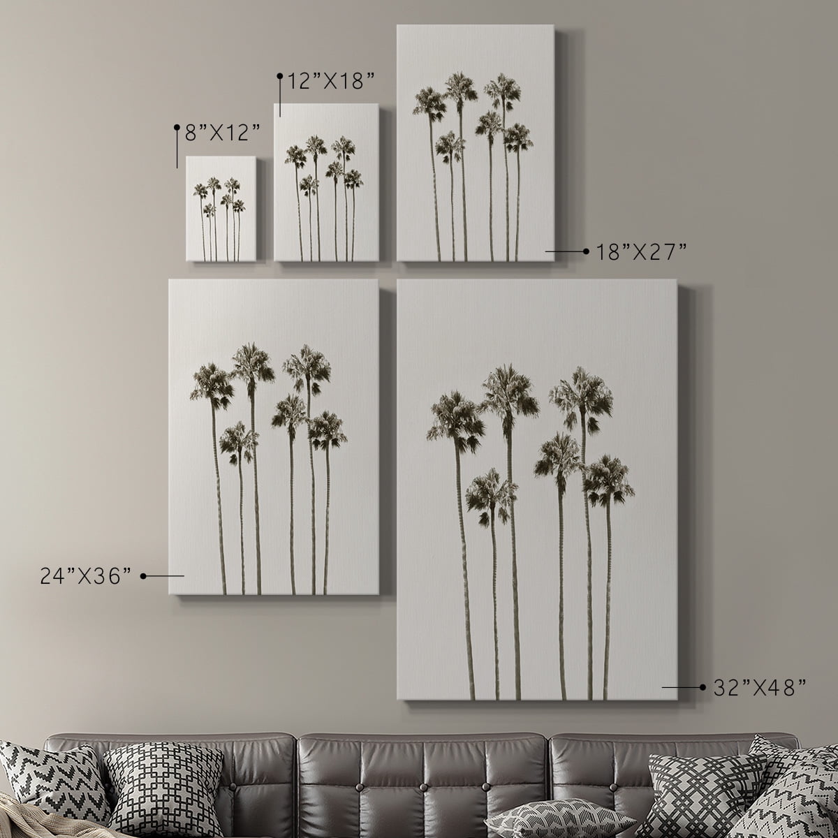Palm Getaway Premium Gallery Wrapped Canvas - Ready to Hang