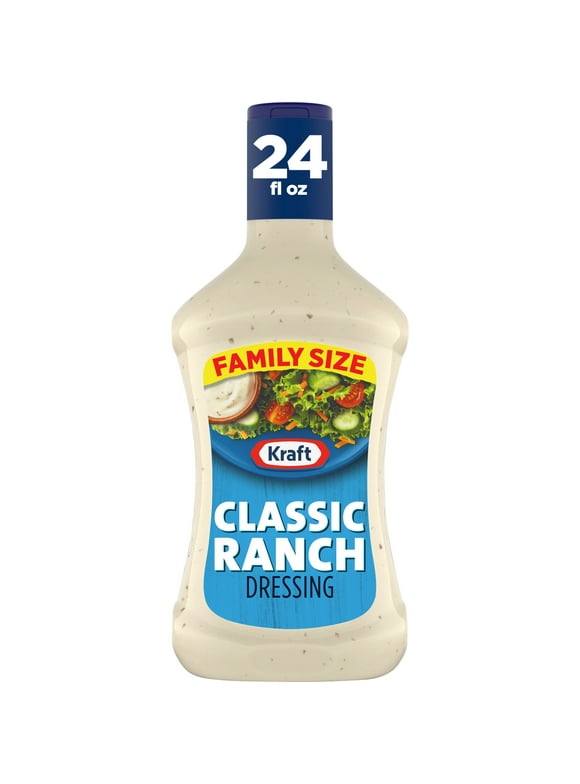 Kraft Classic Ranch Salad Dressing Family Size, 24 fl oz Bottle