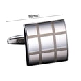 thumbnail image 5 of Shenmeida 4 Pairs Men's Cuff Links High Durability Polish Surface Copper Cufflinks Set for Men Wedding Business Classic Shirt Cuff Links Set, 5 of 6