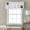 Gray, variant on Kitchen Curtain Valance Abstract Turquoise Diamond Leaves Rod Pocket Window Valances,Modern Art Small Windows Treatment for Living Room Bedroom,42"x12"