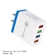 thumbnail image 4 of 4 USB Travel 3A Cargador de carga rápida Adaptador de enchufe de EE. UU. (Azul oscuro) 5PCS, 4 of 7